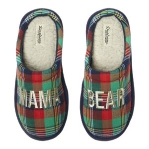 NEW Family Dearfoams MAMA Bear Matching Comfort Slippers Size Small 5/6